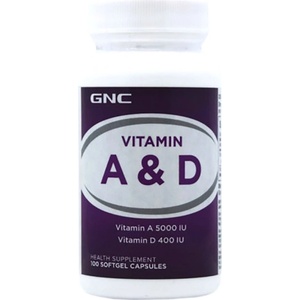 GNC Vitamin A & D [100 капсули]