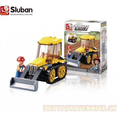 Sluban B0377D Town Stavitelé Small Bulldozer 132 ks