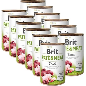 Brit Консерва Brit Paté & Meat Duck 12 x 400 г