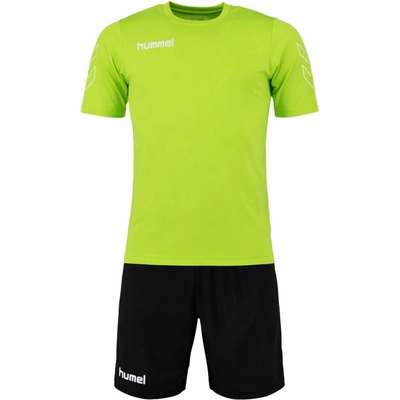 Hummel INA CORE Dětský komplet zelená jasná černá