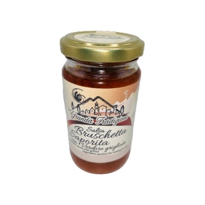 Granda Tradizioni Pikantní salsa s grilovanou zeleninou Salsa Bruschetta Saporita 180 g