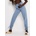 Missy Empire Дънки Missy Empire Denim Tie Ankle Mom Jeans - Blue