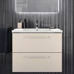 Ideal Standard i. life B стенен долен шкаф, матово пясъчно бежово, 2 чекмеджета, 80 см (T5272NF)