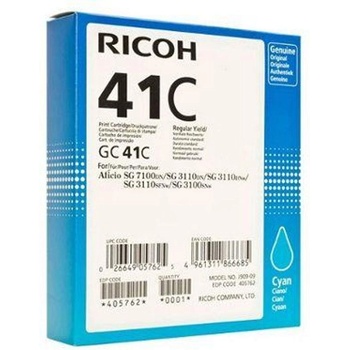 Ricoh Мастило гел RICOH GC41C, 2200 копия Cyan (RICOH-INK-GC41C)