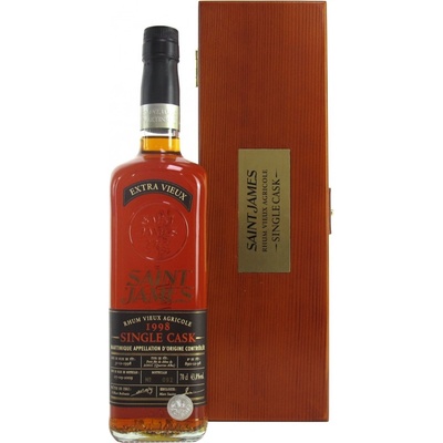 Saint James 1998 Single Cask 42,8% 0,7 l (holá láhev)