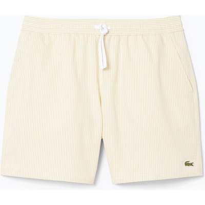 Lacoste Мъжки къси панталони за плуване Lacoste MH9089 white/yellow