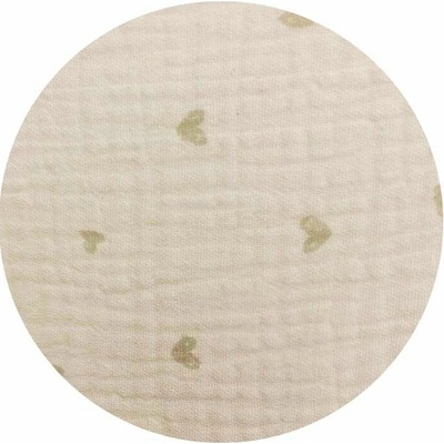 Nanami Prostěradlo Hearts Beige/Natural 40x90