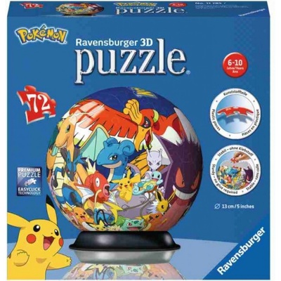 Ravensburger 3D Puzzleball Pokemon 72 ks