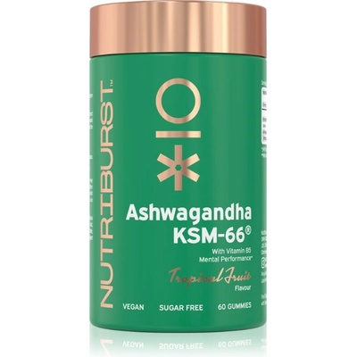 Nutriburst Advanced Ashwagandha KSM-66 Tropical Fruit 60 ks