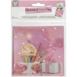 Grafix Карти за рисуване с мъниста Grafix - Рожден ден, 2 броя, 13 х 13 cm (6605330082) - ozone