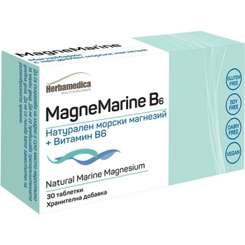 Herbamedica MagneMarine B6, 30 таблетки, Herbamedica