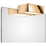 DECOR WALTHER Лампа над огледалото Box Clip On LED 2700K 15 см злато (0420120)