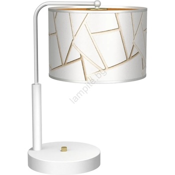 Image 1 of MILAGRO Настолна лампа ZIGGY 1xE27/60W/230V бяла/златиста (MI1563)