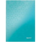 Leitz Четяща писалка, A5, с линийки, 80 листа, твърди корици, LEITZ "Wow", ледено синьо 46271051 (46271051)