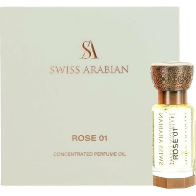 Swiss Arabian Rose 01 parfumovaný olej unisex 12 ml