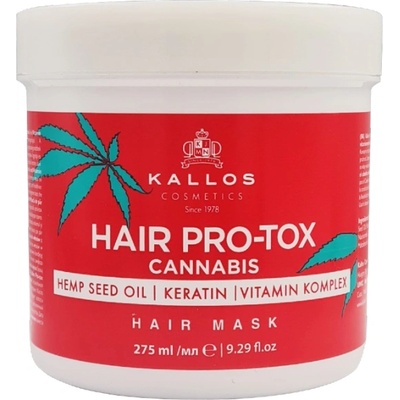 Kallos Hair Pro-Tox Cannabis Hair Mask 275 ml