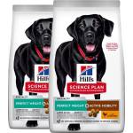 Hill's Hill s Science Plan Perfect Weight Active за големи възрастни кучета с пиле 2 x 12 кг