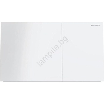 Geberit 115.622. SI. 1 - Бутон за промиване Sigma70 25x14, 6 см бял (GB0054)