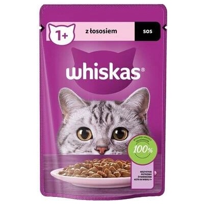 Whiskas Adult s lososovou omáčkou 85 g