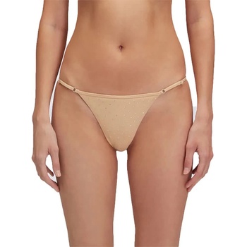 SUNDEK Keer briefs with adjustable side ties and rhinestones bikini bottom - Beige (Durian)