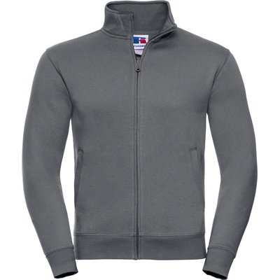 Russell mikina 267M Authentic na zip COT-10267M25300 šedá convoy