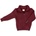 Engel Детски вълнен пуловер Engel Kid's Troyer Merino jumper - Abendrot - размер 128 (EU) (704-2307-0313)