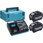 Makita 191V35-5 Комплект акумулаторни батерии и зарядно 2x40 V 2x5 Ah (191V35-5)