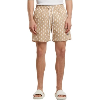 Urban Classics Бански гащета Urban classics Pattern swimming shorts - Beige (Beige Seahorse)