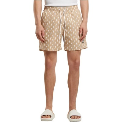 Urban Classics Бански гащета Urban classics Pattern swimming shorts - Beige (Beige Seahorse)