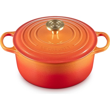Le Creuset Flamme Dorée Касерола 24 см, огнено оранжево (21177241834479)