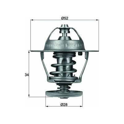 Termostat chladící kapaliny MAHLE ORIGINAL TX 68 88D (TX6888D)
