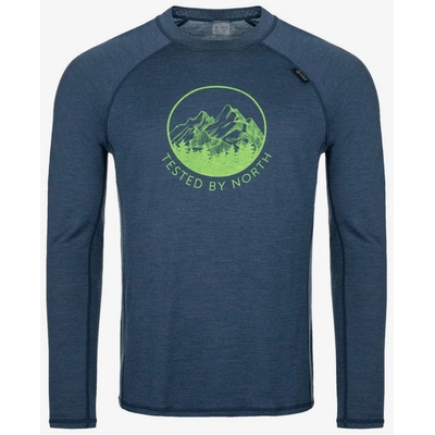 Kilpi Тъмно синя мъжка термална риза от мериносова вълна Kilpi MAVORA TOP Kilpi | Sin | МЪЖЕ | XXL