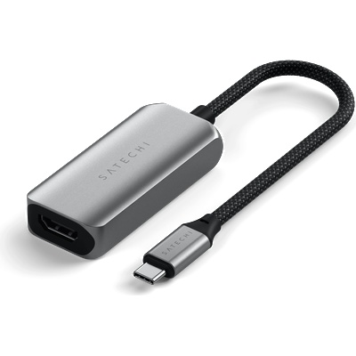 Satechi USB-C To HDMI 2.1 8K Adapter - Space Grey (ST-AC8KHM)