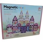 Manyuk Toys Магнитни конструкторни елементи - замък, комплект 38 части (188-m535)