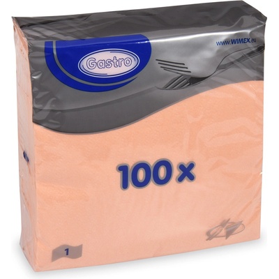 Wimex ubrousky 1V apricot 100ks 33x33cm