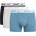Nike Мъжки боксерки Nike 3 Pack Everyday Cotton Trunks Mens - Black/Grey/Blue