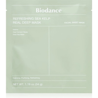 Biodance Refreshing Sea Kelp Real Deep Mask интензивна хидрогелна маска с екстракти от водорасли