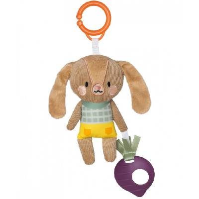 Бебешка мека дрънкалка, Taf Toys, Зайче Джени, Кафяв (TT12995)