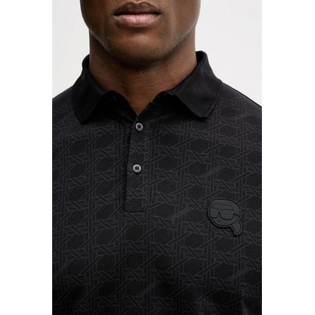 Karl Lagerfeld Памучна тениска с яка Karl Lagerfeld (561251.745071)