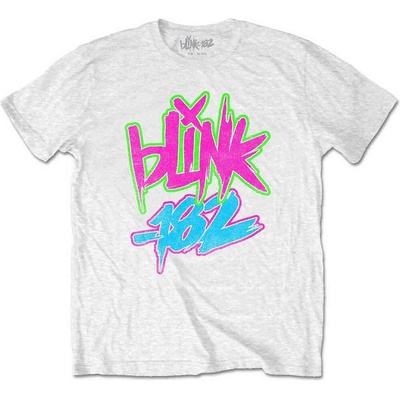 Blink-182 Neon Logo White