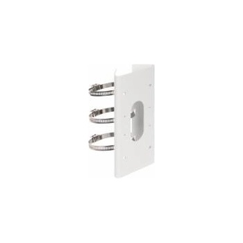 HIKVISION Опора за стълб за камера за наблюдение Hikivision, DS-1475ZJ-SUS, Неръждаема стомана, Бял