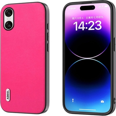 Abeel LEATHER Obal pre Sony Xperia 10 VI ružový