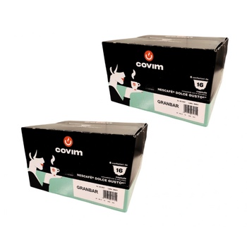 Covim Granbar 192 бр (12x16) кафе капсули, съвместими с Dolce Gusto®