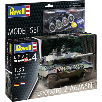 REVELL ModelSet tank 63281 Leopard 2 A6/A6NL 1:35