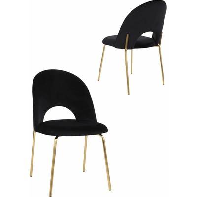 Avida Design Molly Gold čierny zamat
