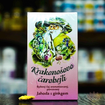 Krakonošovo čarobejlí čaj Jahoda s ginkgem 2 g