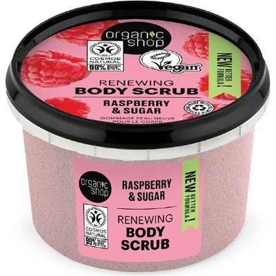 Organic Shop Raspberry & Sugar Renewing Body Scrub 250 ml