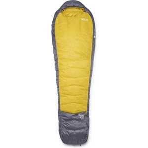 Rab Пухен спален чувал Rab Neutrino 0C / 32F Down sleeping bag - Graphene / Dark Pollen - размер Regular (513-1934-0111) Спален чувал