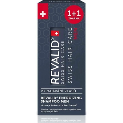 Revalid Energizing šampon pro muže 200 ml 1+1 Zdarma