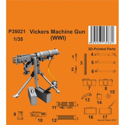 Special Hobby Vickers Machine Gun WWI 1:35